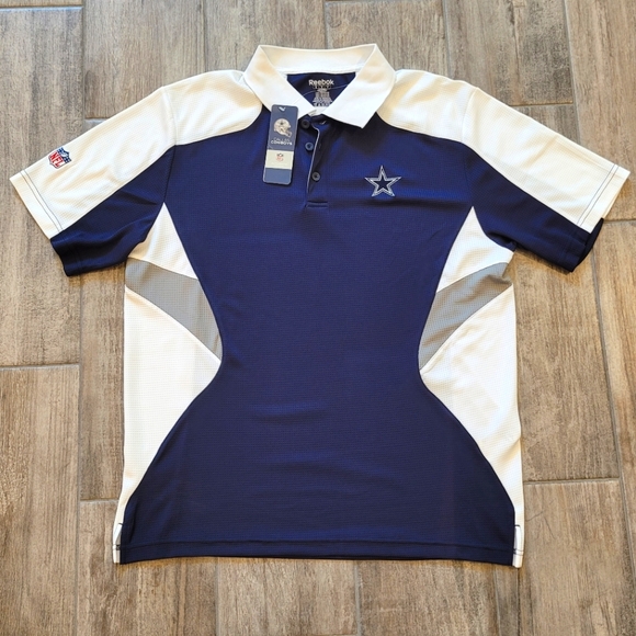 Reebok Other - Reebok Polo Momentum Standout Dallas Cowboys NFL On Field Authentic Apparel